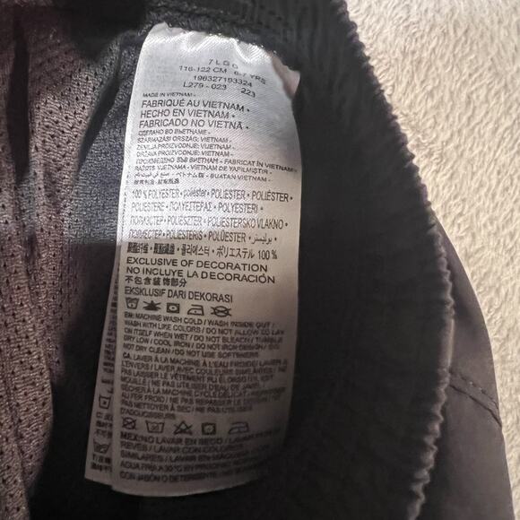 Nike Pants Youth 7 Black Dri-FIT Athletic Jogger Windbreaker 6-7 Years - Picture 5 of 8